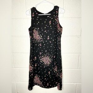 < Vintage “Outfit” Floral Dress Knee Length >